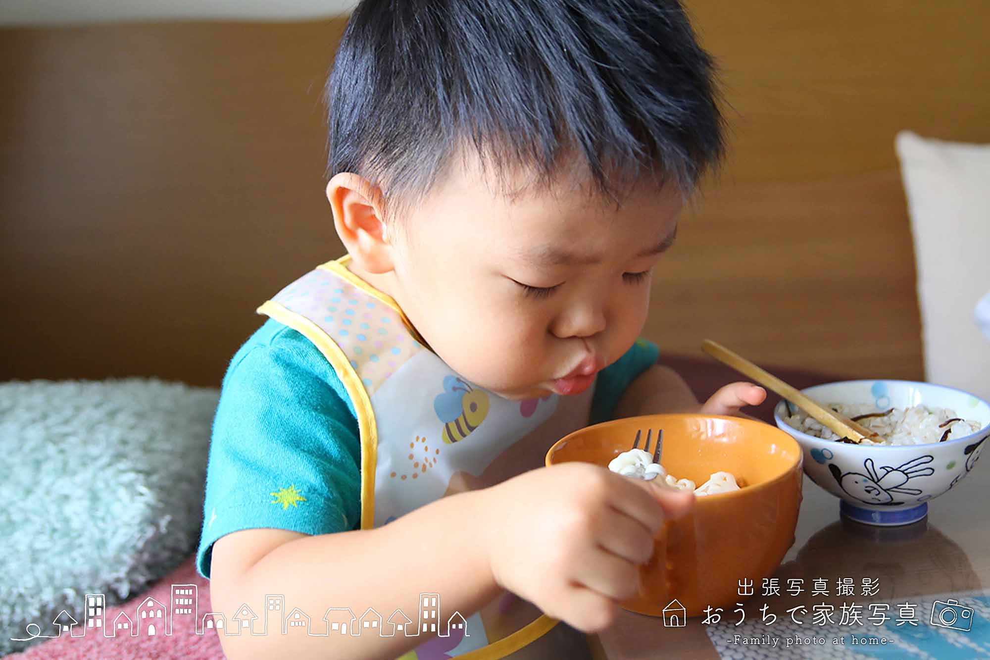 出張写真専門のおうちで家族写真