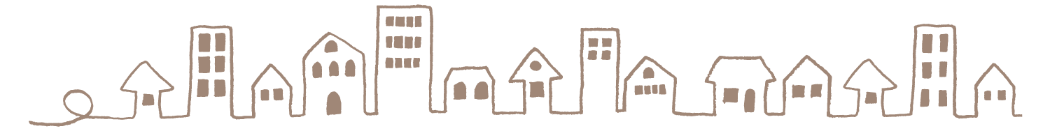 おうちや街のイラスト