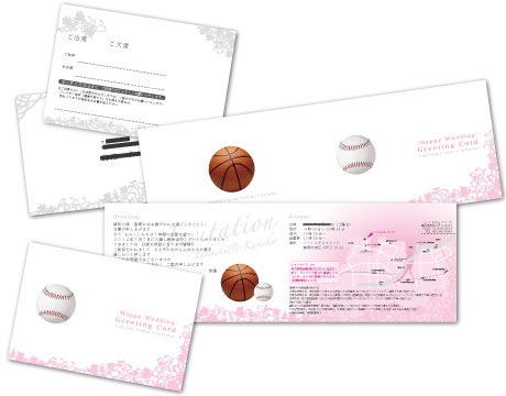 チアーイラストパンフレットデザイン制作